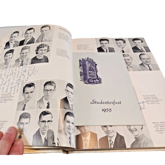 Vintage 1955 Grand View College Des Moines, IA Photo Annual YEARBOOK The Viking - Picture 10 of 15